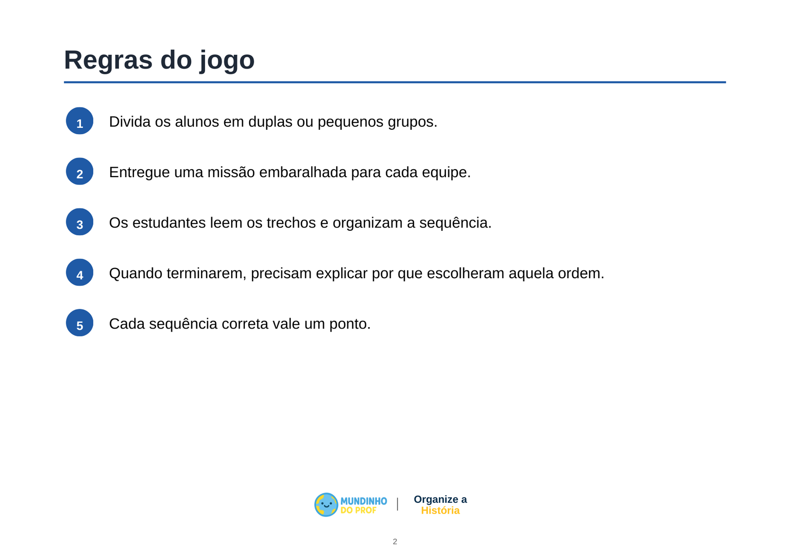 Organize a História - Imagem 2