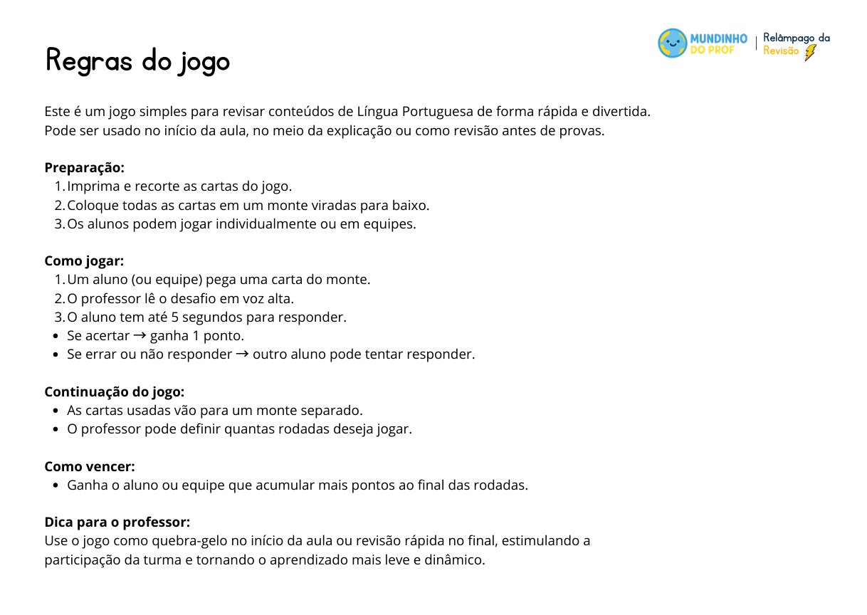 Relâmpago da Revisão - Imagem 2