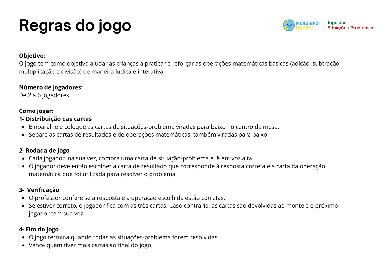 Jogo das Situações-Problemas - Imagem 2
